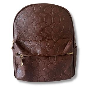 Fashion bag with wallet color coffe